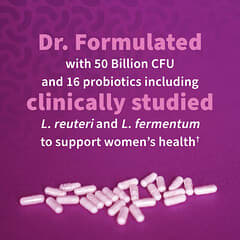 Garden of Life Dr. Formulated Women's Probiotics, 50 Billion CFU, 30 Capsules Daily