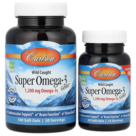 Carlson Wild Caught Super Omega-3 Gems: Premium EPA DHA for Vital Health
