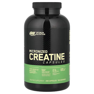 Optimum Nutrition Micronized Creatine Capsules: Maximize Muscle Strength, Power & Recovery