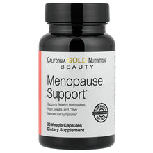Load image into Gallery viewer, California Gold Nutrition Menopause Support Formula: EstroG-100, L-Leucine, 30 Veggie Capsules