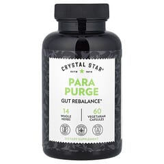 Crystal Star Para Purge: 60 Vegetarian Capsules for Gut Rebalance & Cleanse