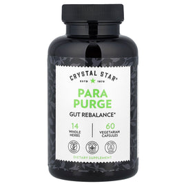 Crystal Star Para Purge: 60 Vegetarian Capsules for Gut Rebalance & Cleanse