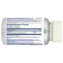 Solaray L-Lysine Monolaurin 1:1 Ratio Immune Support Supplement 60 VegCaps