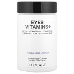 Codeage Eyes Vitamins+ with Lutein, Zeaxanthin, Astaxanthin for Optimal Vision