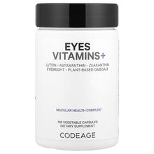 Load image into Gallery viewer, Codeage Eyes Vitamins+ with Lutein, Zeaxanthin, Astaxanthin for Optimal Vision