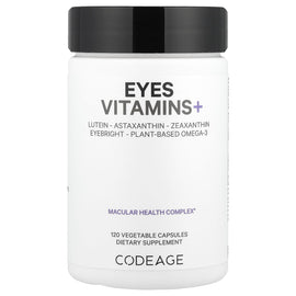 Codeage Eyes Vitamins+ with Lutein, Zeaxanthin, Astaxanthin for Optimal Vision