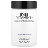Codeage Eyes Vitamins+ with Lutein, Zeaxanthin, Astaxanthin for Optimal Vision