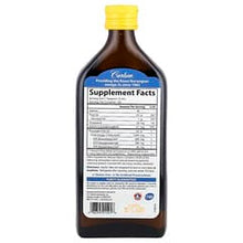 Load image into Gallery viewer, Carlson Norwegian The Very Finest Fish Oil, Natural Lemon Flavor, 16.9 fl oz