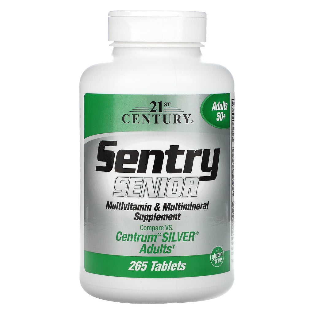 21st Century Sentry Senior Multivitamin for Adults 50+, 265 Tablets