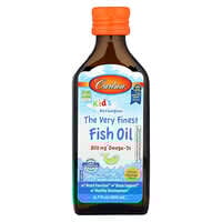 Load image into Gallery viewer, Carlson Kids Norwegian Finest Fish Oil: Natural Orange Omega-3 Liquid Supplement
