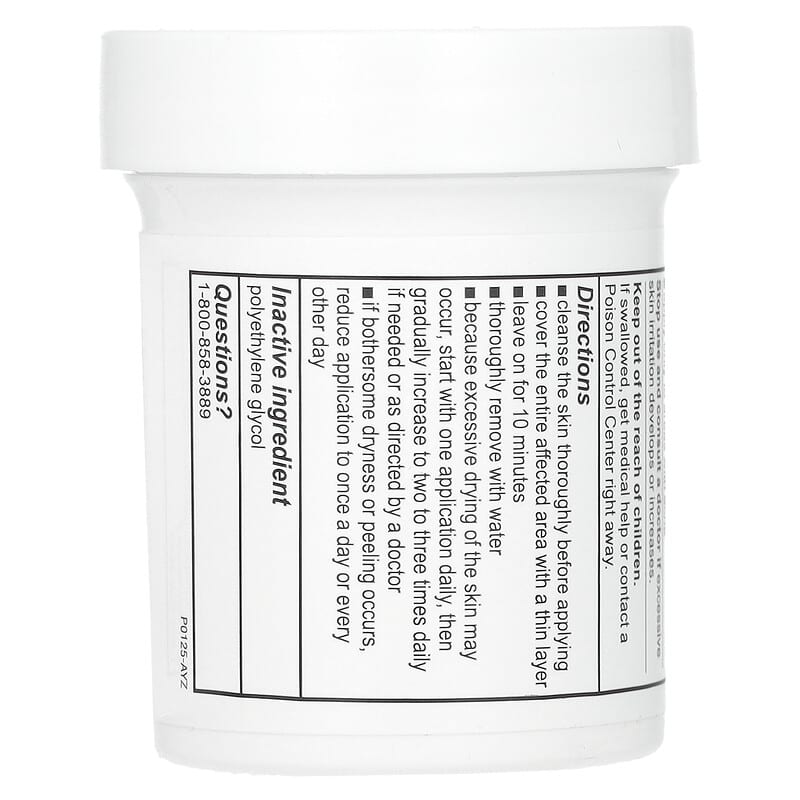 De La Cruz Maximum Strength 10% Sulfur Acne Treatment Ointment, Clears Pimples & Blackheads