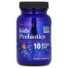 Load image into Gallery viewer, LoveBug Kids Probiotics Berry Chewable Tablets 10 Billion CFU for Ages 4+