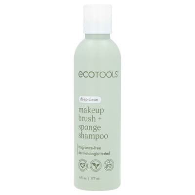 EcoTools Deep Cleansing Fragrance-Free Makeup Brush & Sponge Shampoo 6 fl oz