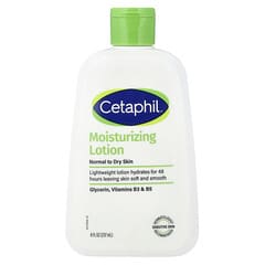 Cetaphil Daily Hydrating Lotion for Normal to Dry Skin, 48-Hour Moisture, 8 fl oz
