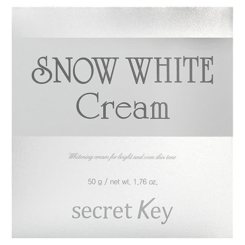 Secret Key Snow White Cream: Niacinamide Brightening Facial Moisturizer for Even Skin Tone