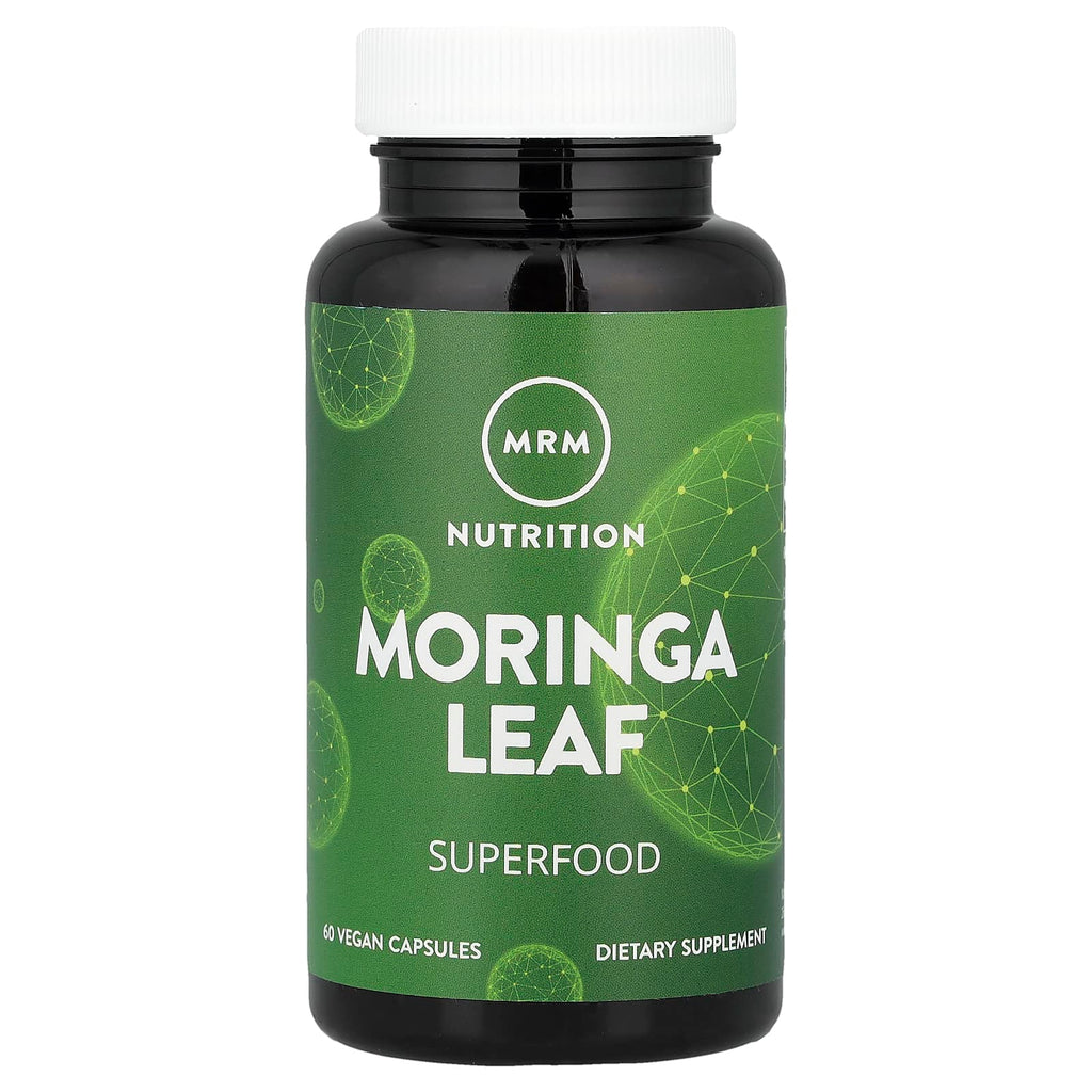 MRM Nutrition Organic Moringa Leaf: 60 Vegan 600mg Capsules for Vitality