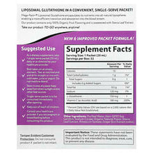 Load image into Gallery viewer, Aurora Nutrascience Mega-Pack+ Liposomal Glutathione, High Absorption Liquid Packets