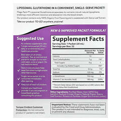 Aurora Nutrascience Mega-Pack+ Liposomal Glutathione, High Absorption Liquid Packets
