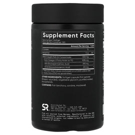 Sports Research Triple Strength Omega-3 Fish Oil Softgels for Cardiovascular Health