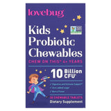 LoveBug Kids Probiotics Berry Chewable Tablets 10 Billion CFU for Ages 4+