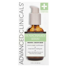 Load image into Gallery viewer, Advanced Clinicals 5% Niacinamide Brightening Serum for Youthful Smooth Skin