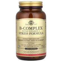 Load image into Gallery viewer, Solgar B-Complex Vitamin C Stress Formula: Energy Metabolism &amp; Immune Support