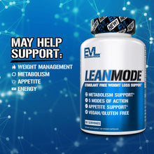 Load image into Gallery viewer, EVLution Nutrition LeanMode Stimulant-Free Weight Loss Support 150 Veggie Capsules