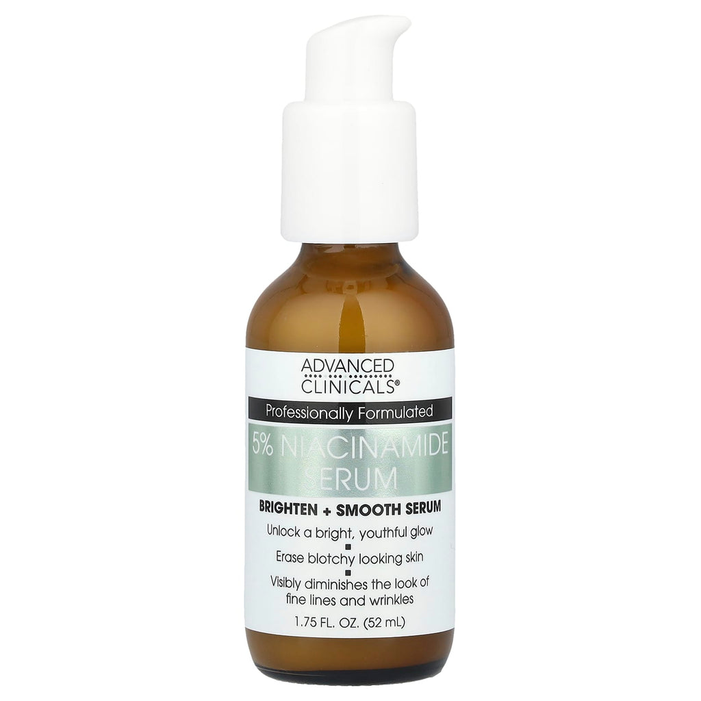 Advanced Clinicals 5% Niacinamide Brightening Serum for Youthful Smooth Skin