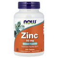 Load image into Gallery viewer, NOW Foods Zinc 50mg: High Potency Immune Support &amp; Healthy Skin Tablets