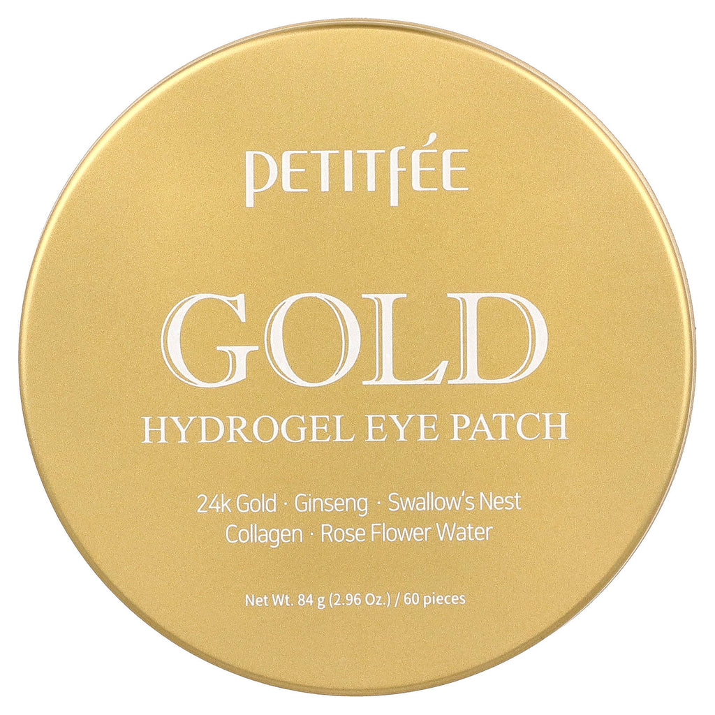 Petitfee Gold Hydrogel Eye Patches: Revitalizing Anti-Aging Treatment with 60 Patches