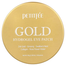 Load image into Gallery viewer, Petitfee Gold Hydrogel Eye Patches: Revitalizing Anti-Aging Treatment with 60 Patches