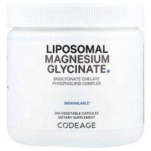 Load image into Gallery viewer, Codeage Liposomal Magnesium Glycinate: High Absorption Vegan 240 Vegetable Capsules