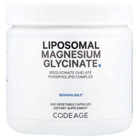 Codeage Liposomal Magnesium Glycinate: High Absorption Vegan 240 Vegetable Capsules
