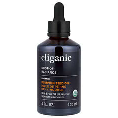 Cliganic Organic Cold-Pressed Unrefined Pumpkin Seed Oil for Hair, Face, Body Skincare