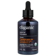 Load image into Gallery viewer, Cliganic Organic Cold-Pressed Unrefined Pumpkin Seed Oil for Hair, Face, Body Skincare