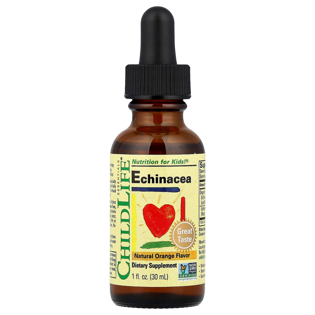 ChildLife Essentials Echinacea: Natural Orange Immune Support for Kids 1 fl oz