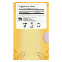 Load image into Gallery viewer, Yogi Tea Raspberry Leaf Caffeine-Free Herbal Tea Bags for Reproductive Health