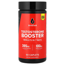 Load image into Gallery viewer, SIXSTAR Testosterone Booster: 7-Day Results, Rhodiola and Boron, 60 Caplets