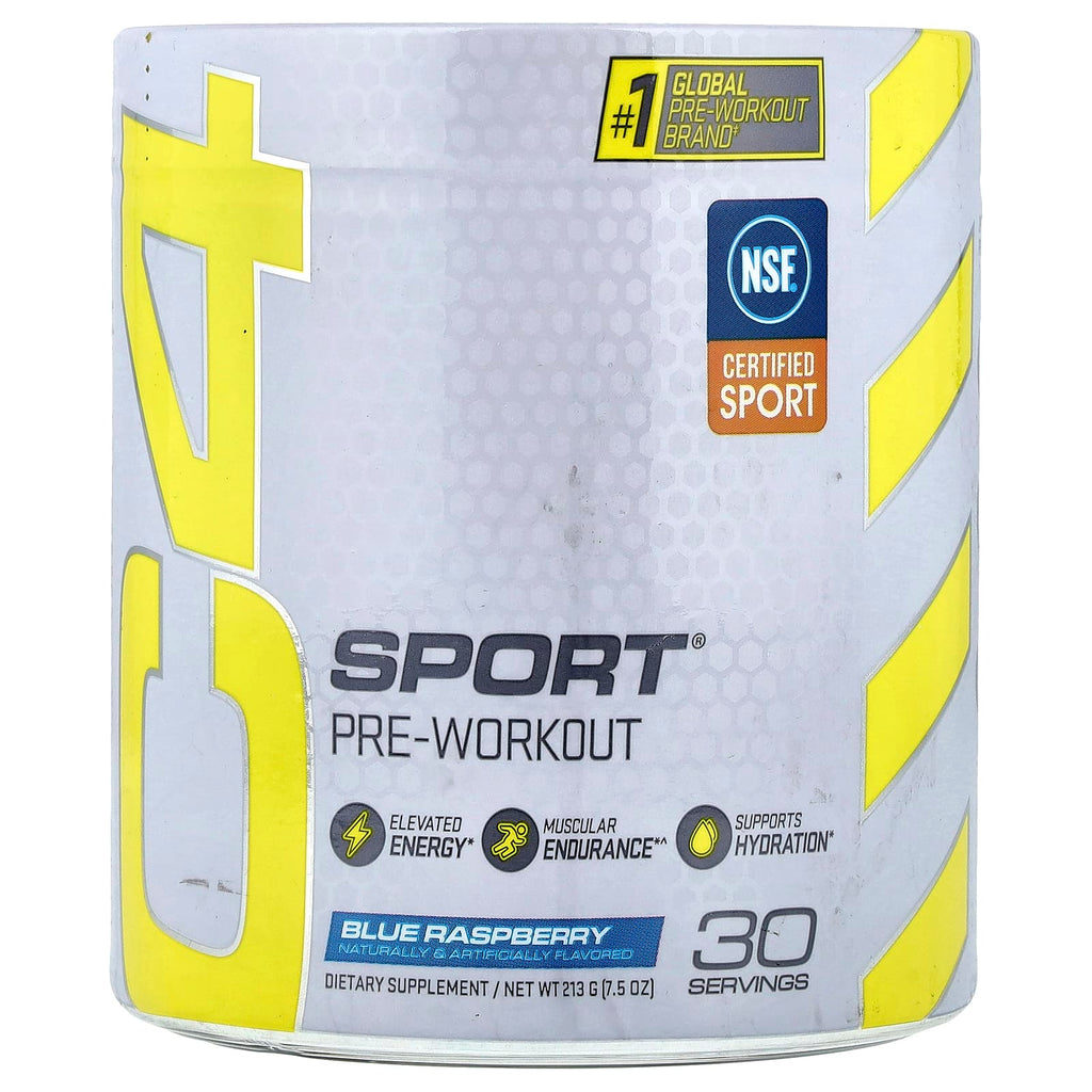 Cellucor C4 Sport Blue Raspberry Pre-Workout Powder for Energy & Endurance