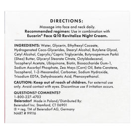 Eucerin Q10 Revitalize Daily Face Cream - Fragrance-Free Anti-Aging Skin Firming