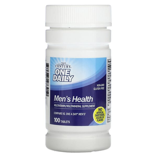 21st Century One Daily Men's Health Multivitamin 100 Tablets Bottle