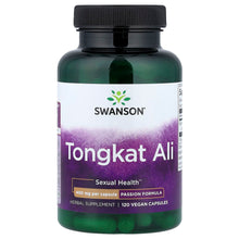 Load image into Gallery viewer, Swanson Tongkat Ali 400mg Vegan Capsules: Male Sexual Health &amp; Libido Support