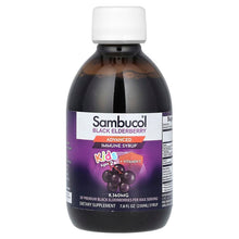 Load image into Gallery viewer, Sambucol Kids Advanced Immune Black Elderberry Syrup with Vitamin C, 8360mg