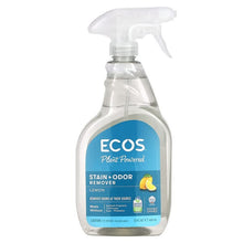 Load image into Gallery viewer, Earth Friendly ECOS Lemon Stain and Odor Remover Plant Powered 22oz