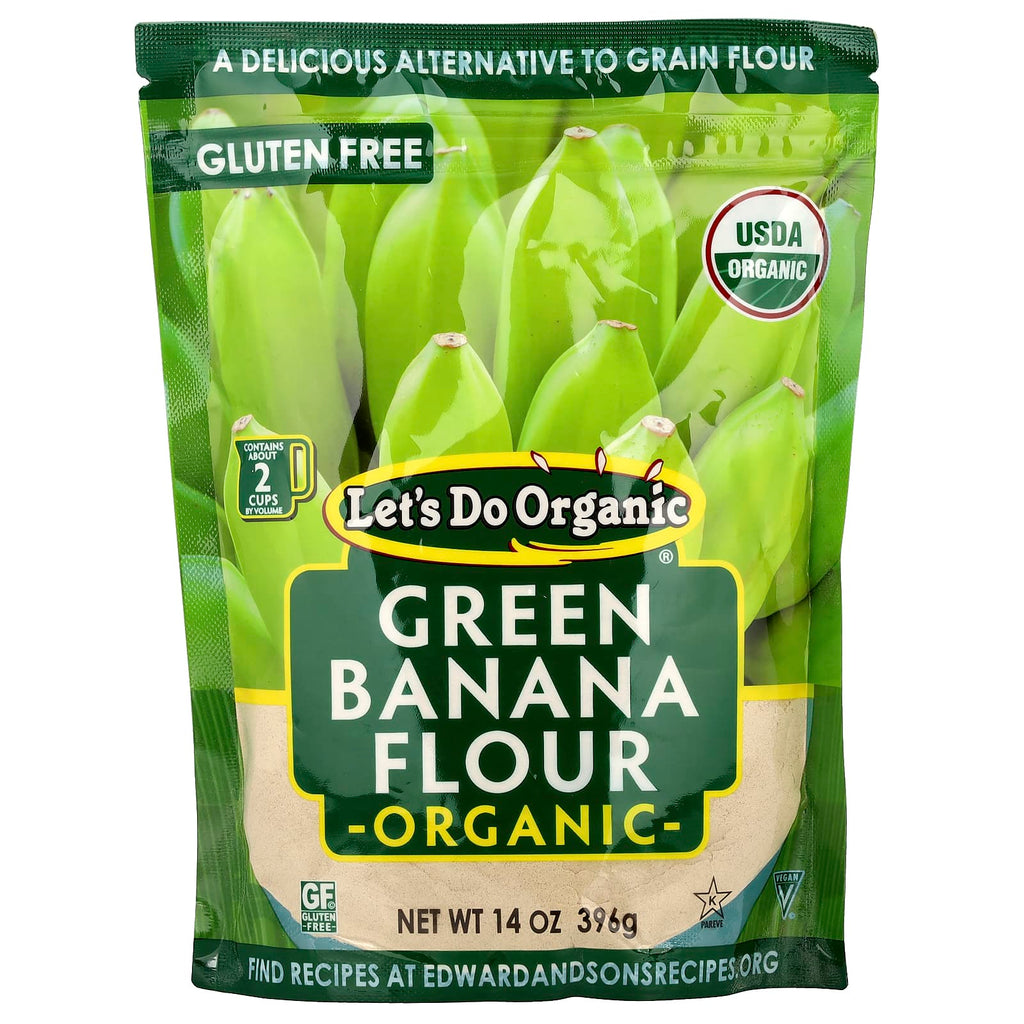 Premium Organic Green Banana Flour, Gluten-Free, All-Natural, Versatile, 14 oz Baking Alternative