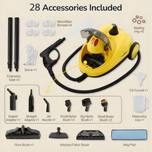 Load image into Gallery viewer, 28-in-1 Powerful Steam Cleaner – Deep Cleaning for Home, Floor, Car, Tiles, Grout, Oven, Walls &amp; Windows