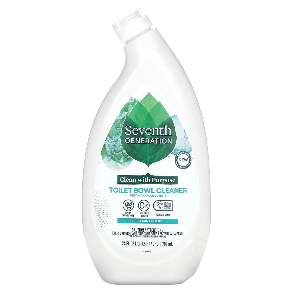 Seventh Generation Plant Based Fresh Mint Toilet Bowl Cleaner 24oz