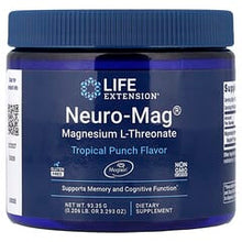 Load image into Gallery viewer, Life Extension Neuro-Mag Magnesium L-Threonate Tropical Punch Cognitive Support Powder