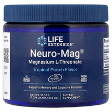 Load image into Gallery viewer, Life Extension Neuro-Mag Magnesium L-Threonate Tropical Punch Cognitive Support Powder