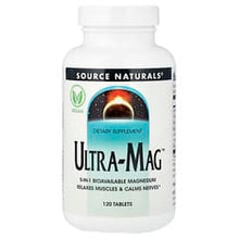 Load image into Gallery viewer, Source Naturals Ultra-Mag Bioavailable Magnesium Tablets: Muscle Relaxation &amp; Mental Wellness